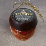 국산오징어젓갈 날치알 더 많은 프리미엄 맵지만 매운비빔젓갈 500g : 맵지만