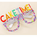 생일 안경 CAKE TIME 홈파티 이벤트 귀여운 어린이집 유치원 소품 부모님 생신 : 와우이벤트