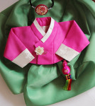 정원한복 소설한 여아한복 돌 백일 전통한복 어린이집 : 정원한복