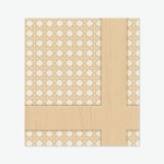 롤벽지 현대벽지 H1096-1 라탄우드 베이지 : 월플랜