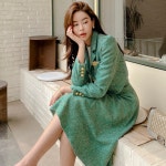 트위드 투피스 세트, 여성 코트 + 트위드 롱 미디 스커트 세트, 여성정장 하객룩 홈쇼핑 투피스세트 플리츠세트 트위드투피스 여자정장... 