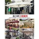 경량 테라스 파라솔 대형 캠핑 천막 그늘막 캐노피 폴딩 경제적인 램프 비드 유형 따뜻한 빛 2.5미터 : 옴니상점