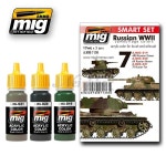 미그 아크릴 도료 세트 MIG-7136 CG7136 Smart 7 Russian WWII Camouflage 3종 : Neighbor Hobby