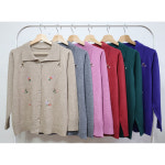 형제상회 할머니옷 할머니스웨터 세타 카라넥 가디건 요양원 실내복 명절선물 0019SF02 : 동두천 형제상회