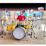 주니어 5구 드럼 풀세트 드럼 의자 스틱 세트 연습용 입문자용 방과후 수업 : HM쇼핑
