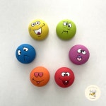 강아지 장난감 삑삑이 라텍스 공 놀이 오렌지 만득이 : 노는 개 최고양