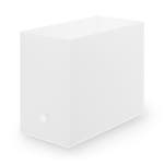 [무인양품] 폴리프로필렌 파일박스 스탠다드타입 클리어 와이드 A4용 (리빙박스) : 무인양품