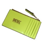DIESEL 디젤 서가죽 카드 지갑 코인 케이스 골드 그린 X09311 P1819 H9478 : Alchemy Lab