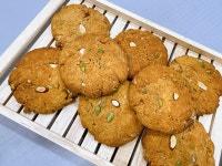 밥브레드 스테비아 수제통밀쿠키 NO밀가루 우유 버터 계란 동물성 재료 없는 비건 베이커리 : 밥브레드 비건빵