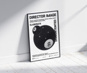 당구공 인테리어 아트포스터 액자 : 드롭더펜