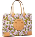 토리버치 스몰 엘라 플라워 프린트 캔버스 토트백 Aster Pink Flower : 라뗄르