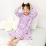 마벨슈슈 나이스데이 소프트웜 피치스판 원피스 잠옷 내복 내의 실내복 : 마벨슈슈