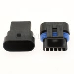 Delphi GM LS2 점화 코일 커넥터 플매트 카펫 매트 러그 자동차 전기 암 수 소켓 H2377-5P 12162825 1 세트 5 핀 : 더블유컴퍼니K