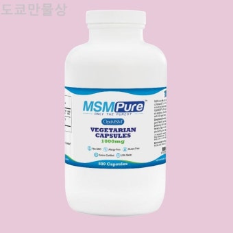 엠에스엠퓨어 MSM 콘드로이틴 1000mg 500캡슐 : 도쿄만물상