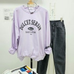 [무배] 여성 스트릿 박시핏 세레인 긴팔 맨투맨 4colors : 더라이크