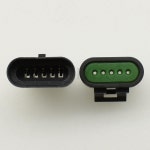 Delphi GM LS2 점화 코일 커넥터 플매트 카펫 매트 러그 자동차 전기 암 수 소켓 H2377-5P 12162825 1 세트 5 핀 : 더블유컴퍼니K
