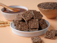 곰재조청으로만든 들깨강정100g 2봉 국내산100% 조청,들깨,참깨,흑임자, 전통과자 : 곰재강정