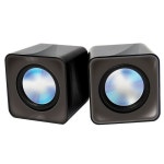 2채널 탁상용 디지클럽 QNIX QS-1000U 스테레오 블랙 스피커 : 수앤서마켓1