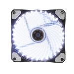 흰색ED 팬 저소음 쿨러팬 120MM PC 화이트 컴퓨터 : 수앤서마켓1