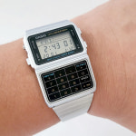 카시오 데이타뱅크 계산기시계 DBC-611-1DF 실버 빈티지 메탈 전자 남여공용 : 온스타일79