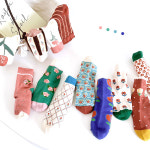 여아 레트로 꽃양말 4족세트(5세-12세) : MSKIDS