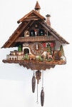 뻐꾸기 시계 벽걸이 집들이 선물 오리지널 독일 검은 숲 기차 석영 벽 : 잇템직구몰