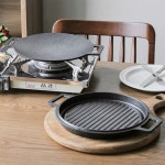 가정용고기불판 고기불판 그릴후라이팬 삼겹살구이팬 : 연이가게