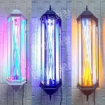 미용실 싸인볼 LED 라이트 간판 헤어샵 레트로 회전간판 바버샵 : 현재는화창