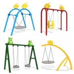 어린이그네 곡선 어린이 놀이시설 6세 타이어 유치원 : 신문물 스토어