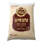 갈색설탕 CJ백설 설탕 백설탕 갈색설탕3kg 흑설탕 : 수앤서마켓2
