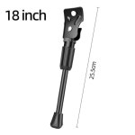 블랙 조정 가능한 MTB 도로 자전거 킥 스탠드 주차 랙 산악 지지대 사이드 풋 브레이스 : 해피로드뷰