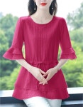 베루라 심플디자인 엉덩이커버 마스트블라우스 : 더퍼스트스타일