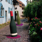 FRP 와인병 조형물 대형 모형 가게 인테리어 와인 소품 : 위브먼트 WEAVEMENT