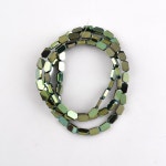 헤마타이트 미니 길쭉육각 블랙(약3mm) (1줄) 원석비즈재료 g2308-04 : 디어데코 스토어