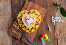 강아지케익 2단케익 반려견 애견수제간식 롱앤숏 먼치스낵 : 먼치스낵