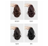 묶는가발 S컬 포니 테일 묶는 머리 가발 여성 부분 헤어 : 지서로아마켓