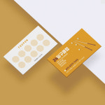 당구장 당구클럽 노란색으로 밝은 느낌을 주는 당구장 쿠폰명함 : 프린트하우