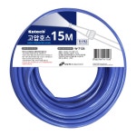 고압 물호스 15m W-7126 수도 세차 호스7.5m PVC 수도 매직 호수 호스 호수차 늘어나는 : 행밤