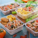 (소량) 직사각밀폐용기 900ml 투명 - 50개 세트 샐러드포장 밀프랩포장 피크닉도시락 : 맛을 담는 용기