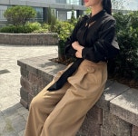 [무배] 타이블라우스 브이넥 가을 긴팔 리본 블라우스 : 디올레