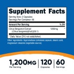 베르가못 추출물 효능 폴리페놀 1200mg 120캡슐 2통 : 핫구