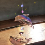 스테인드글라스 썬캐쳐 유리공예 돌고래 썬캐쳐 : 온유리