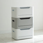 반함 이동식 오픈수납함 펜트리 플라스틱 리빙박스 수납장 37L 화이트 : 원웨이반함