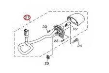 야마하 순정 엔맥스 (NMAX) 21이상 라이센스 라이트 번호판등 B6H-H4740-00 : 혼다오토바이부품실
