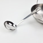 스텐 국자 올스텐 통국자 1호 미니 서빙 업소용 가정용 식당 : 리빙상회