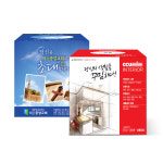 기아펄프디자인인쇄광고 | [각티슈 인쇄] 화이트 클린 프리미엄 미용티슈 50매 100%천연펄프 무료배송 무료디자인 무료인쇄 : 스마트피앤디.