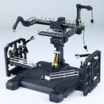 [베이스] RG 뉴건담 무기 정비 거치대 베이스 : 델피데칼