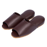 에이블팩토리 걸작 슬리퍼 가죽 실내화 거실화 고급 호텔 감성 실내슬리퍼 : 에이블팩토리