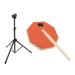 악기점 드럼 키트 고무 나무 드럼 패드 초보자 연습 훈련 드럼 세트 조정 가능한 음악 : 자니워니