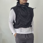 나일론후드조끼 테크웨어조끼 아메카지조끼 유틸리티베스트 : 폴인베이직